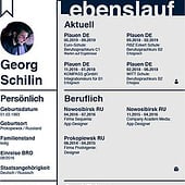 „Lebenslauf“ von Georg Schilin