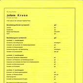 «Berufsschulabschlusszeugnis» de Juliane Kruse