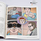 „Uni Klinik Düsseldorf • Editorial • Illustration“ von Gestaltung Ludwig