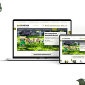 «Maxgarten Corporate Design, Onlineshop» de designverign