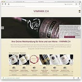 „Webshop www.vinpark.com“ von Medienproduktion | Webdesign Agentur