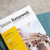 «.Meine Reisewelt. | Branding & Editorial Design» de wertvoll.