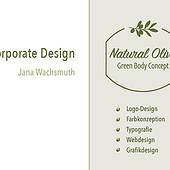 «Natural Olive – Corporate Design» de Jana Wachsmuth