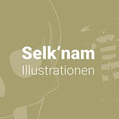 „Illustration – Selk’nam“ von Cristina Francisca Alvarez de la Rivera