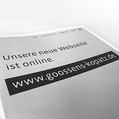 „Folder „Unsere neue Webseite ist online““ von Goossens & Kopatz