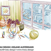 “Kinderbuchillustrationen „Francescas Fenster“” from Melanie Austermann