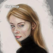 „Portrait Study Digital Painting“ von Franklin Ponceoyola
