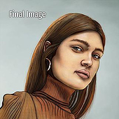 „Portrait Study Digital Painting“ von Franklin Ponceoyola