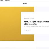„Nera – Static Site Generator“ von Michael Becker