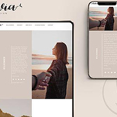 «Webdesign / Website-Template Olivia» de Sandra Bialinski