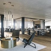 «Innenvisualisierung von Büroflächen in München» von Render Vision