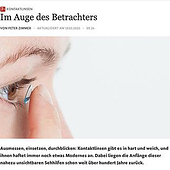 «Artikel Frankfurter Allgemeine Sonntagszeitung» de Peter Zimmer