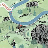„Landkarten Illustration / Map Design“ von Ulrike Jensen Illustration