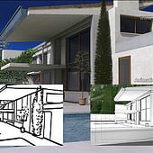„Project: Modern House – Exterior Storyboard“ von Franklin Ponceoyola
