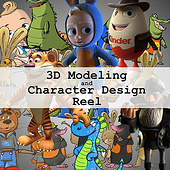 „3D Modeling und Character Design Reel“ von Volker Jessl