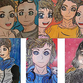 «Manga Portraits nach Fotovorlage» de Marisa Ambichl