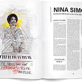 „Nina Simone Portrait“ von Anna Franke