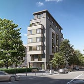„3D visualisierung Mehrfamilienhaus (Frankfurt)“ von Render Vision