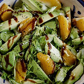 „Fruchtiger Salat mit Avocado und Orangen“ von Johannes Ziegler