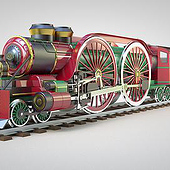 «Dampflokomotive Model + Animation» de Marc Eisenmann