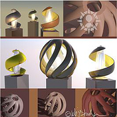 „3D Objekte (Keramiken)“ von Dirk Weißhuhn