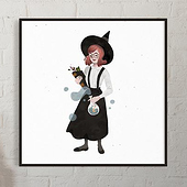 „Digitale Illustration: Modern Witches“ von Sarah Appel