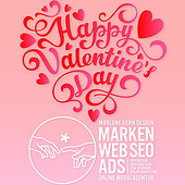 „Happy Valentine!“ von Werbeagentur Marlene Kern Design