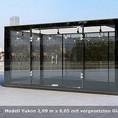 „Ausstellungscontainer Modell Yukon“ von Eventcontainer / Messestand24