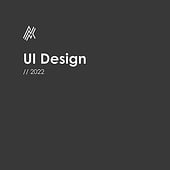 «UI Design / 2022» de Anne Krüger