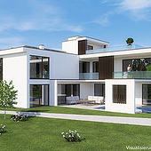 “Architekturvisualisierung einer Luxus-Immobilie” from Visuell³