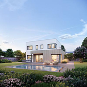 «3D Visualisierung einladender Einfamilienhäuser» de Render Vision