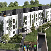 „Mehrfamilienhaus mit Tiefgarage, Offenbach-Biebe“ von Vision Reality