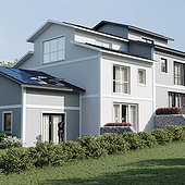 „Neubau eines modernen Wohnhauses für mehrere Fam“ von Vision Reality
