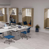 „Firmenbüro im Loft-Stil“ von Vision Reality
