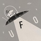 „Vintage UFO Illustration“ von Amir Abou-Roumié