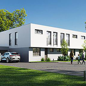 „Neues Mehrfamilienhaus mit Blick ins Grüne“ von Vision Reality
