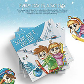 „das Kinderbuch „Jeder Tag ist ein Skitag““ von Lozana Angelova