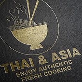 „Werbung, Marketing Asia, Thai, China Restaurant“ von Layout gestalten