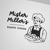 “Mister Miller’s Retro Logo” from Sarah Appel