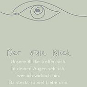 „Postkarte: Der stille Blick“ von Sandra Dörr