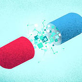 „MedTech Pulse Editorial Illustration“ von Mary Delaney