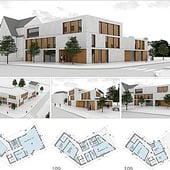 Designers: “Arbeitsproben der Architektur / CAD” from A. Boesser