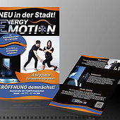 “Design vom Eröffnungsflyer Energy Motion” from MindFlash Mediadesign