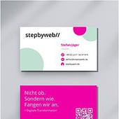 Designers: “Visitenkarten für eine Digitalagentur” from Bianca Diehl