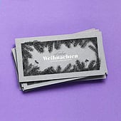 “Weihnachtskarten aus Naturkarton” from Eco-Cards