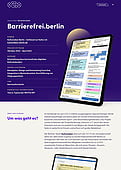 Diseñadores: «Barrierefrei.berlin» de control.alt.coop eG