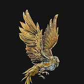 „Vögel in Acryl“ von Emma Bergmann