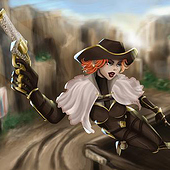 „Western Hero (Character Design)“ von Lena Evic