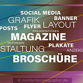 Agenturen: „Grafikdesign für Magazine, Broschüren uvm“ von carographic by Carolyn Mielke