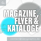 „Magazin-, Flyer- & Kataloggestaltung“ von carographic by Carolyn Mielke
